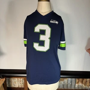 Seattle Seahawks Trikot Erwachsene Herren Large dunkelblau Russell Wilson #3 - Bild 1 von 6