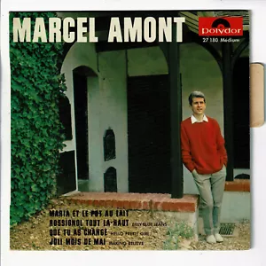 Marcel AMONT Vinyle 45T EP 7" MARIA POT AU LAIT -JOLI MOIS DE MAI -POLYDOR 27180 - Bild 1 von 3