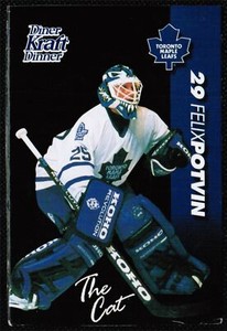 1994-95 Kraft Dinner Masked Defenders Felix Potvin Toronto Maple Leafs