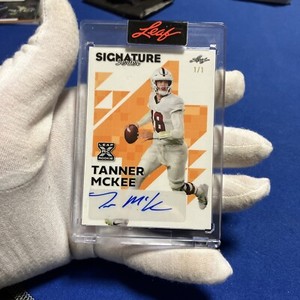 2023 Leaf Signature Series Tanner McKee Auto 1/1 BA-TM1