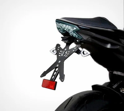 Soporte Matrícula Ajustable Kawasaki Z800 Z800E + Indicadores LED + Luz Foto 1 de 2