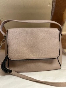 Kate Spade Umhängetasche Schultertasche nude weiches genarbtes Leder - Bild 1 von 13
