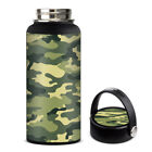 Skin Decal for Hydro Flask 32oz Wide Mouth / Green Camo original Camouflage