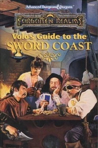 GUIDA DI VOLO ALLA COSTA DELLA SPADA EXC+! Dungeons Dragons Forgotten Realms vintage - Foto 1 di 3