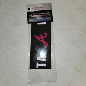 Atlanta Braves MLB Windshield Decal 35 x 4 - Picture 1 of 3