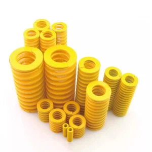 Yellow Light Load Duty Compression Die Spring OD 8-50mm ID4-25mm Length 15-300mm - Picture 1 of 8