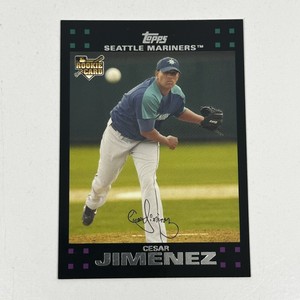 2007 Topps Seattle Mariners Baseball Card #638 Cesar Jimenez Rookie