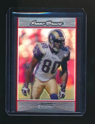 ISAAC BRUCE 2007 BOWMAN CHROME REFRACTOR PARALLEL #159 - Image 1 of 2