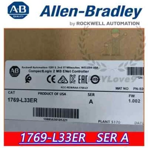 NEW Factory Sealed Allen-Bradley 1769-L33ER /A CompactLogix 2MB ENet Controller - Picture 1 of 6