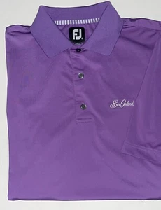 FootJoy-Short Sleeve Golf Polo-SEA ISLAND-Medium - Picture 1 of 3