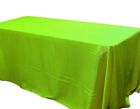10 pack 90x156" Rectangular Satin Tablecloth Wedding Party Catering