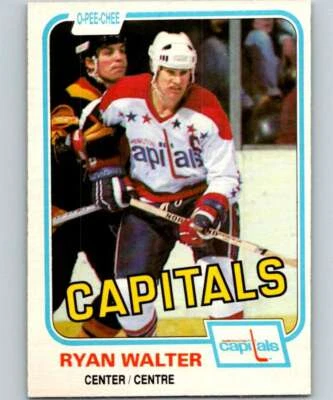 1981-82 O-Pee-Chee #352 Ryan Walter NM++ Capitals J2M - Image 1 of 2