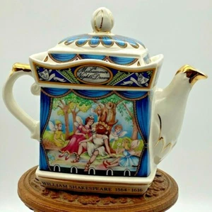 Vintage Sadler Midsummer Night Dream Porcelain Teapot By Sadler - Picture 1 of 10