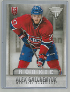 ALEX GALCHENYUK (Montreal) 2013-14 PANINI TITANIUM JUMBO ROOKIE CARD #J-5 
