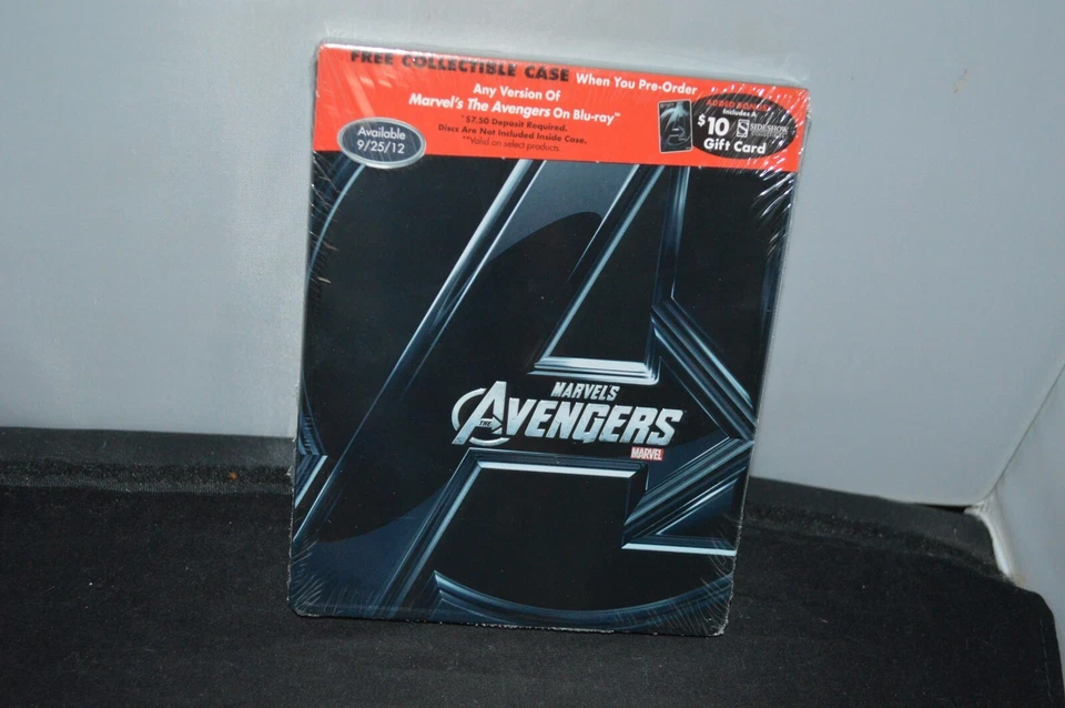 Marvel's AVENGERS Blu-ray Ironpack Collectible Case Best Buy Exclusive Steelbook Foto 1 de 2