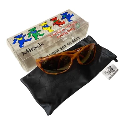 Gafas de sol de colección Grateful Dead Miracle Rubias Espejadas Ojos del Mundo - ¡NUEVAS! Foto 1 de 4