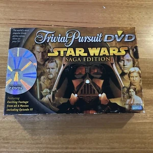Trivial Pursuit DVD Star Wars Edición Saga Juego de Mesa Parker Bros Completo - Imagen 1 de 17