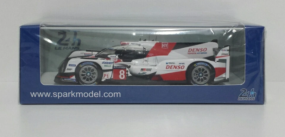 Spark S5804 1/43 TS050 HYBRID NO.8 LE MANS 2017 Model Car From Japan