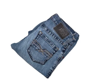 Ariat M4 Men’s Relaxed Straight Leg Distressed Jeans Sz 29 x 32 - Picture 1 of 3