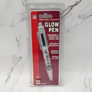 Penna a sfera NFL Oakland Las Vegas Raiders Football Glow in confezione LEGGI - Foto 1 di 8