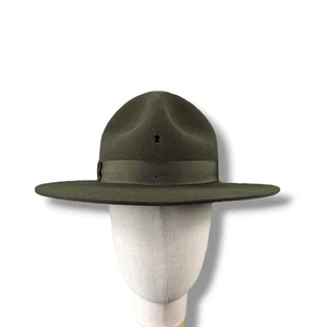 New Campaign Cover Drill Instructor Sheriff Ranger 3X Beaver Quality Felt 6 7/8 - Picture 1 of 9