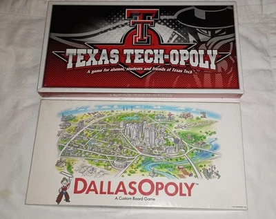 Monopoly Game Alternative Dallasopoly And Texas Techopoly Board Games - Image 1 of 4