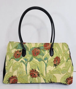 Bolso Cartera de Hombro Behringer Tapiz Ladybug Cuero Sintético Dos Asas - Imagen 1 de 22