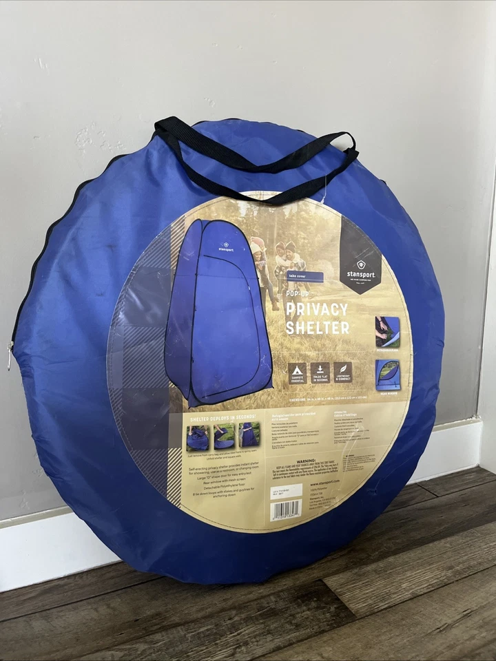 Refugio de privacidad emergente Stansport - azul Foto 1 de 2