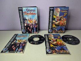 Virtua Fighter 1&2 - Sega Saturn Games Bundle Complete With Manuals