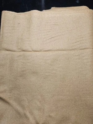 NOS Fine Woven Camel Brn Wool/Wool Blend Lt Weight 1yd x 60" - Image 1 of 3