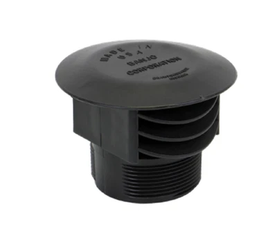Banjo Poly Anti Vortex Vent Cap Without Screen 3 "MNPT - VC300 - Image 1 of 4