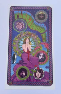BOB MASSE FLEETWOOD MAC FAN ROCK CONCERT POSTER SIGNED BY ARTIST TACOMA DOME - Picture 1 of 2