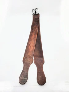 Coltelleria Union primi '900 barbiere doppia pelle strop 23", Olean, NY - Foto 1 di 6