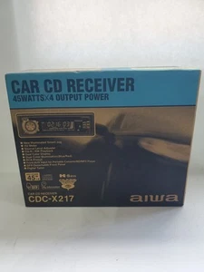 AIWA CDC-X217 Autoradio CD Receiver, 45 Watt × 4 Neu im Karton abnehmbare Gesichtsfarbe - Bild 1 von 5