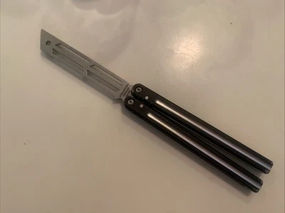 Тренажер бабочка кальмар Squid Industries Triton черный алюминий тусклое атласное лезвие - Изображение 1 из 4