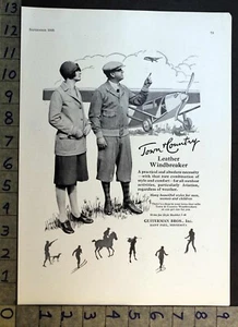 1928 SPORTING FASHION AVIATION AIRPLANE GUITERMAN BROS ST PAUL CRAFT AD FC8744 - Picture 1 of 1
