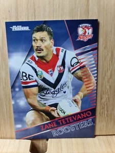 ZANE TETEVANO🏆2018 NRL TRADERS #139 Rugby League ROOSTERS Card🏆 - Picture 1 of 2