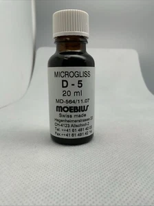 Moebius Microgliss D-5 Watch Oil, High-Quality Lubricant 20 ml NOS - Picture 1 of 3