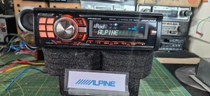 Autoradio Vintage Anni '00 Alpine CDE 9880R + telecomando + Bluetooth - Zdjęcie 1 z 23