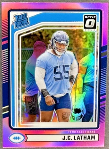 2024 Donruss J.C. Latham RC Pink Optic Preview Rated Rookie 340 - Bild 1 von 2