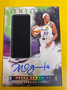 DA17590  2023 Panini Origins WNBA JERSEY AUTO AUTOGRAPH Nneka Ogwumike