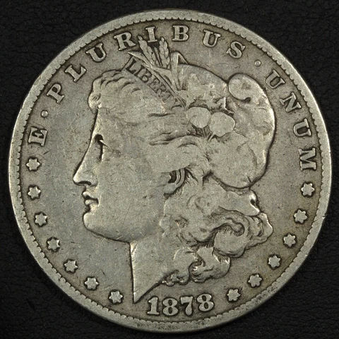 1878 7/8TF Morgan Silver Dollar Cover