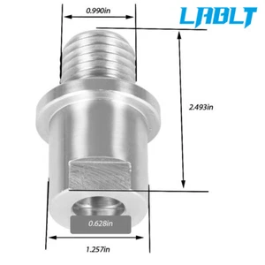 LABLT Lathe Headstock Spindle Adapter 5/8" Shopsmith to 1" × 8tpi - Picture 1 of 10