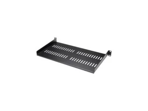 StarTech CABSHELFV1U 1U Rack Shelf - 10" Deep - Steel - Vented Rack Shelf - Rack - Picture 1 of 2