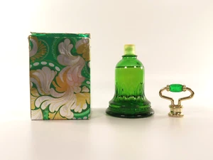 Vintage 1978 Avon Roses, Roses Cologne With Box 3.75 oz Perfume Green Bell - Picture 1 of 13