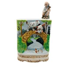 Hoffman Distilling 3D Whiskey Decanter 1977 Aesop's Fables Dog Shadow Musical