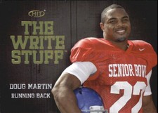 2012 SAGE HIT Write Stuff Gold #WS6 Doug Martin