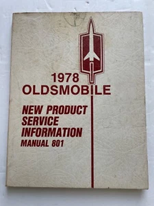 1978 Oldsmobile New Product Service Information Manual #901 OEM GM - Picture 1 of 2