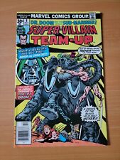 Super-Villain Team-Up #8 ~ VERY FINE - NEAR MINT NM ~ 1976 Marvel Comics