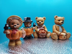 2-Pair of Home Interior Bears #1405 & 146641-98 - Picture 1 of 13
